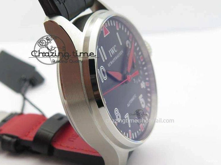 MIROTIME 0501 RelaxedFit Big Pilot Real PR IW500435 “Muhammad Ali” ZF Best Edition On Black Leather Strap A 7295